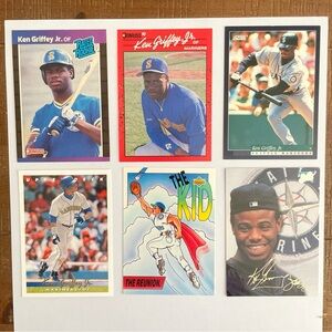 MLB Ken Griffey Jr. Trading Cards - Blue, Red, White